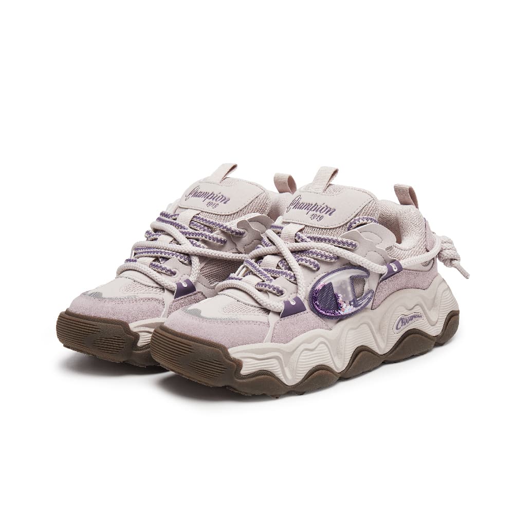Кроссовки Champion Balance Low Top Скейтборд Кроссовки Женские Призрачный Облако Фиолетовый Серый тон Виноградный Фиолетовый - изображение 3