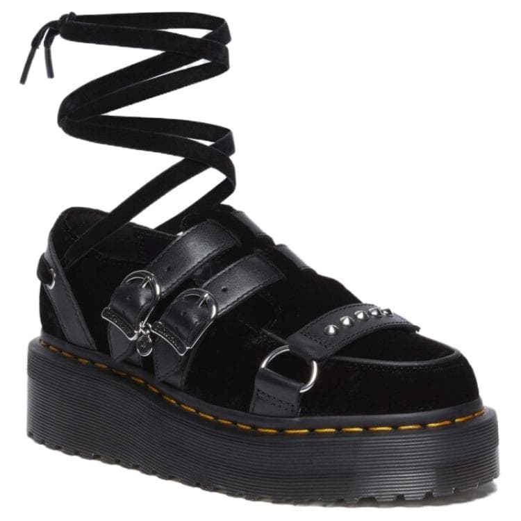 Тапочки Dr.Martens WDN Повседневная обувь Женская Черная - изображение 2