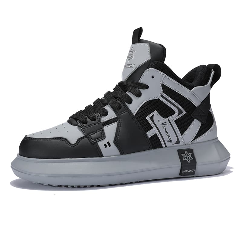Кроссовки NORVINCY Retro High-Top Sneakers - изображение 3