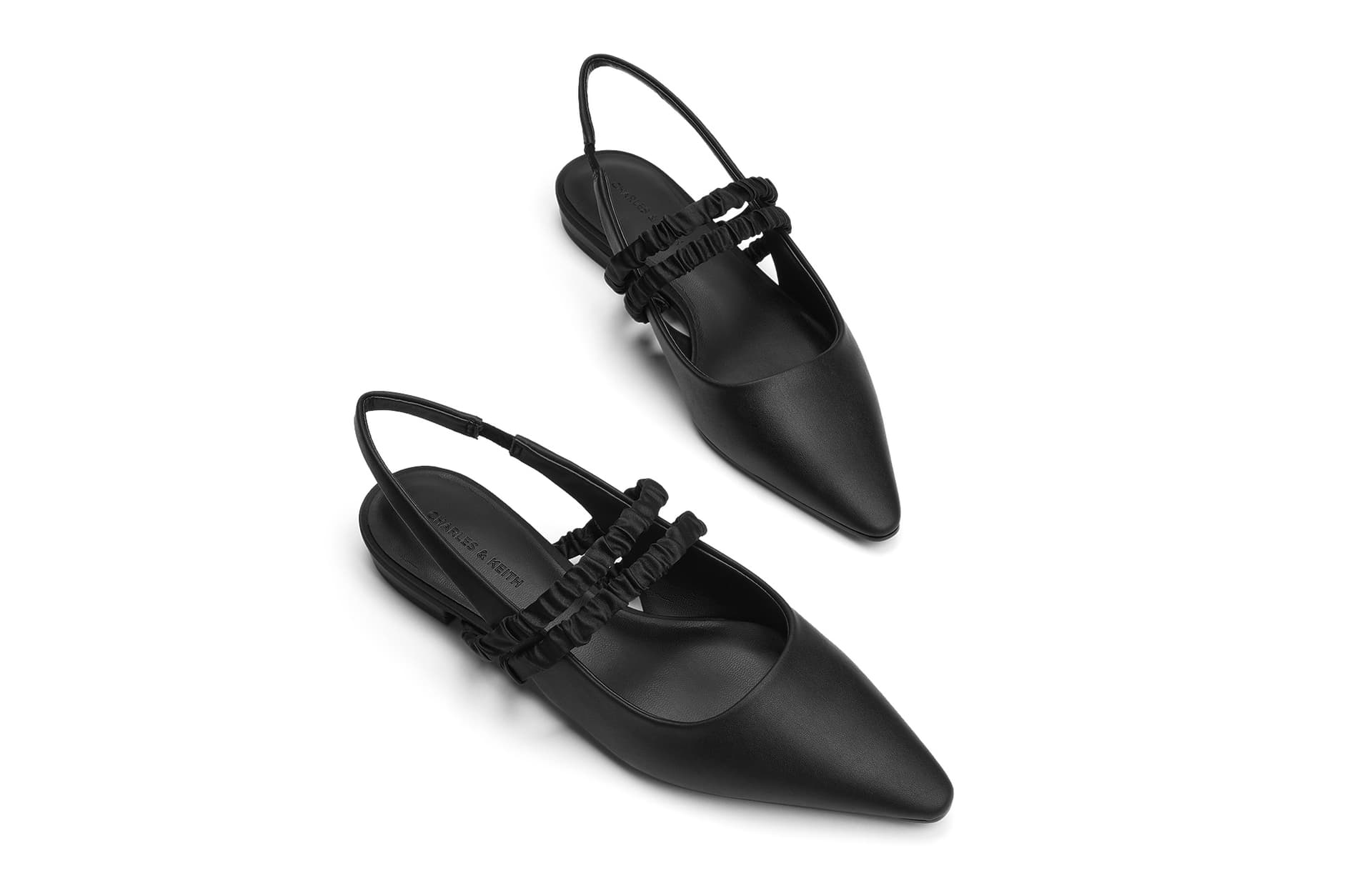 Шлёпанцы CHARLESKEITH ck PU 2.1cm SilverNudeBlack - изображение 3