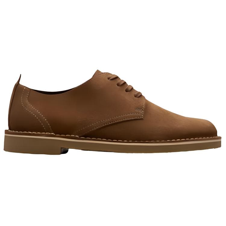 Ботинки Clarks Корова Спилок Повседневная Обувь Мужская Коричневая - изображение 2