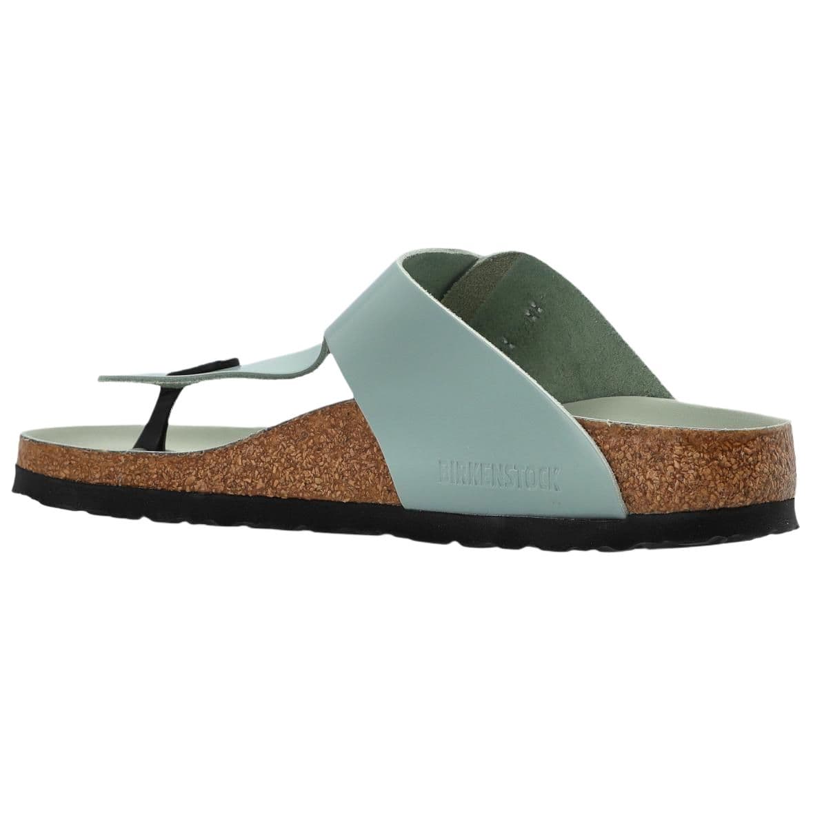 Шлёпанцы Birkenstock Gizeh Big Buckle Резиновая подошва противоскользящие шлепанцы женские зеленые - изображение 5