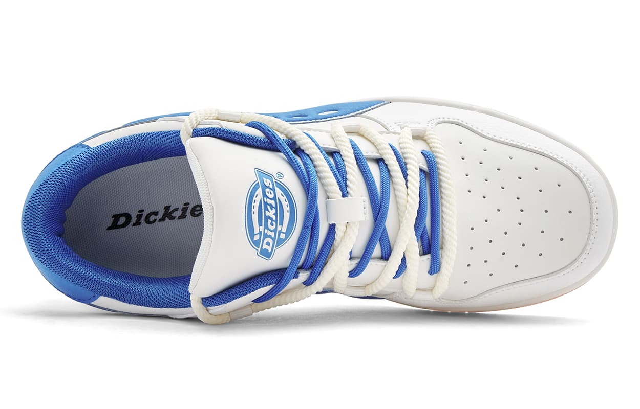 Кроссовки Dickies Низкие Кроссовки для Скейтбординга Мужские Белые Синие - изображение 3