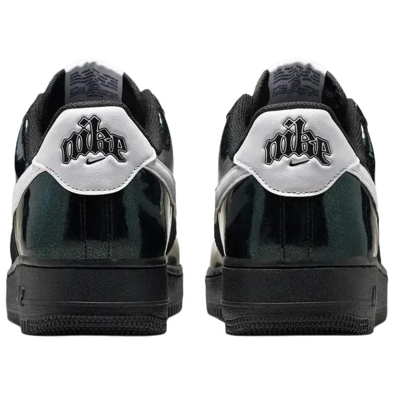 Кроссовки Nike Air Force 1 Синтетическая кожа амортизация дышащая скейтборд унисекс черный белый - изображение 4