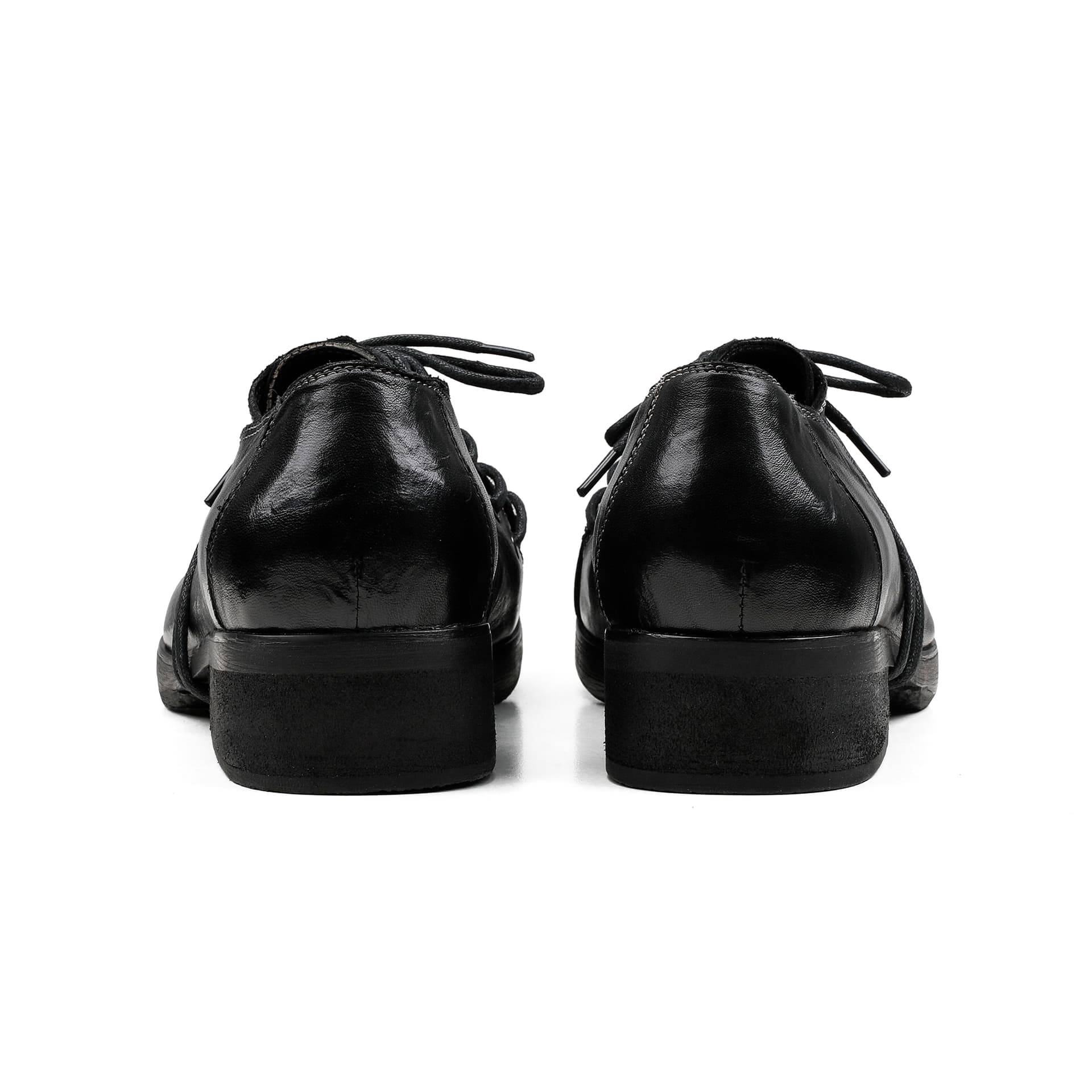 HANQIAORIJI Heavyweight Collection Лошадиная кожа Повседневные кожаные туфли Унисекс - изображение 5