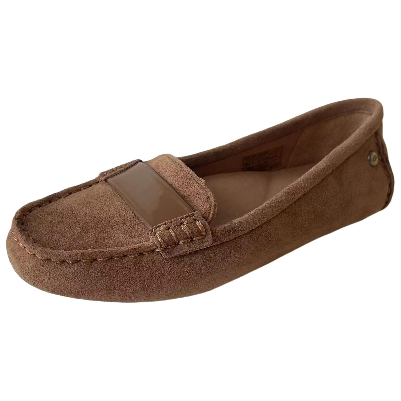 Лоферы UGG Adrien Овчина Лоферы Женские Коричневый - изображение 3