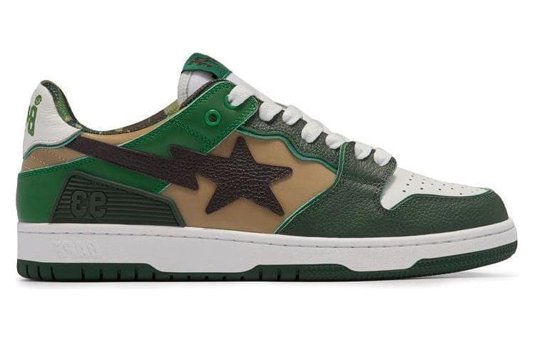 Кроссовки A BATHING APE SK8 STA Classic Green - изображение 2