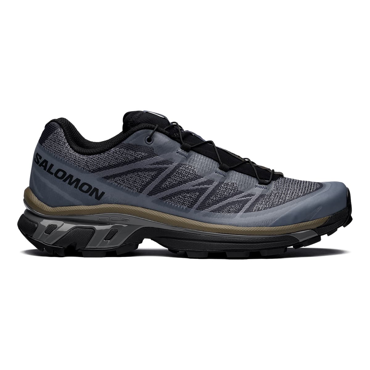Кроссовки Salomon XT 6 Shadow Дышащая Поддержка Низкий Верх Уличная Обувь Унисекс Синий Серый - изображение 2