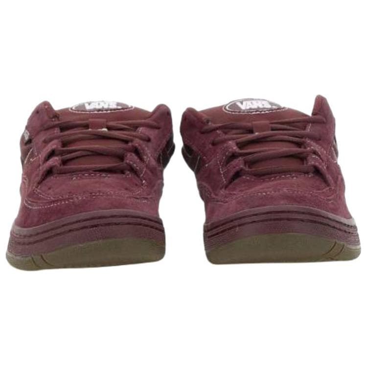 Кроссовки Vans SPEED LS Удобная Устойчивая к истиранию Низкая Повседневная Обувь Женская Бордовая - изображение 4