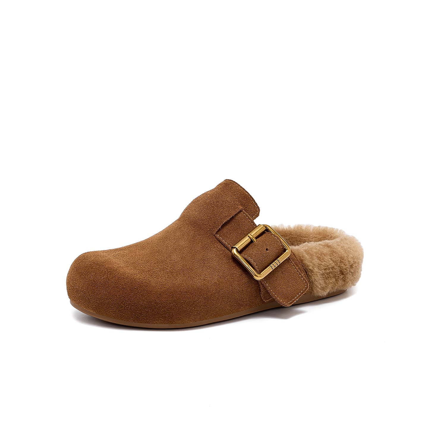 Сандалии ELLE Флисовая подкладка Birkenstock Стиль Обувь Винтажный Повседневный Бизнес Повседневный Слайд-он Утепленная Обувь - изображение 2