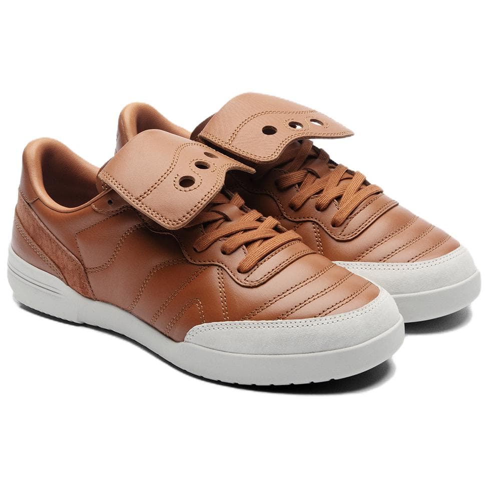 Кроссовки Saucony 586i Кожа Противоскользящая Устойчивая к истиранию Низкий верх Повседневная обувь Унисекс - изображение 4