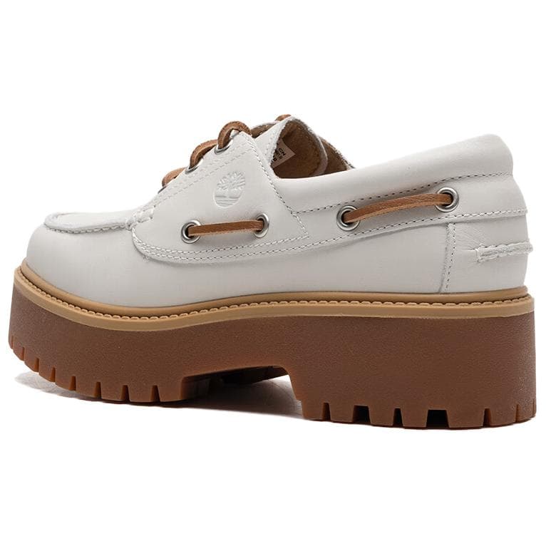 Кроссовки Timberland City Outdoor Аbrasion Resistant Высота Увеличивающая Низкий Верх Повседневная Обувь Женская Бежевая - изображение 2