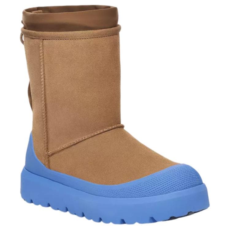 Ботинки зимние UGG CLASSIC SHORT Искусственная замша Водонепроницаемый Удобный Средний Снегокат Мужской Каштановый - изображение 2