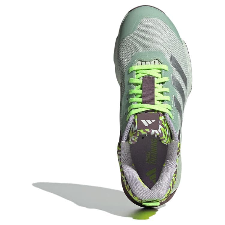 Кроссовки Adidas DROPSET 3 Противоскользящая Устойчивая к истиранию Низкий Топ Повседневная Обувь Женская Зеленая - изображение 3