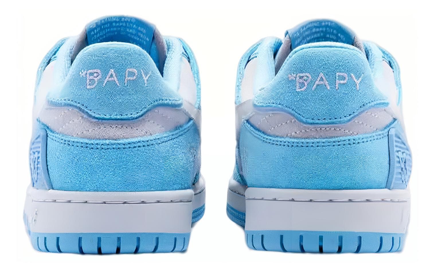 Кроссовки BAPY x A BATHING APE SK8 Light Blue - изображение 4