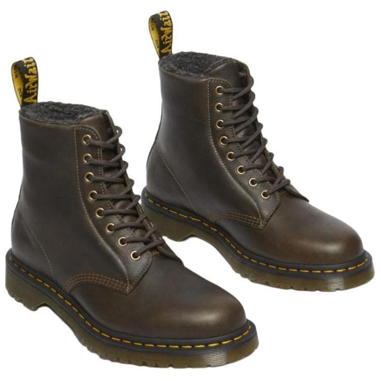 Ботинки Dr.Martens Кожаные короткие армейские ботинки мужские коричневые - изображение 3