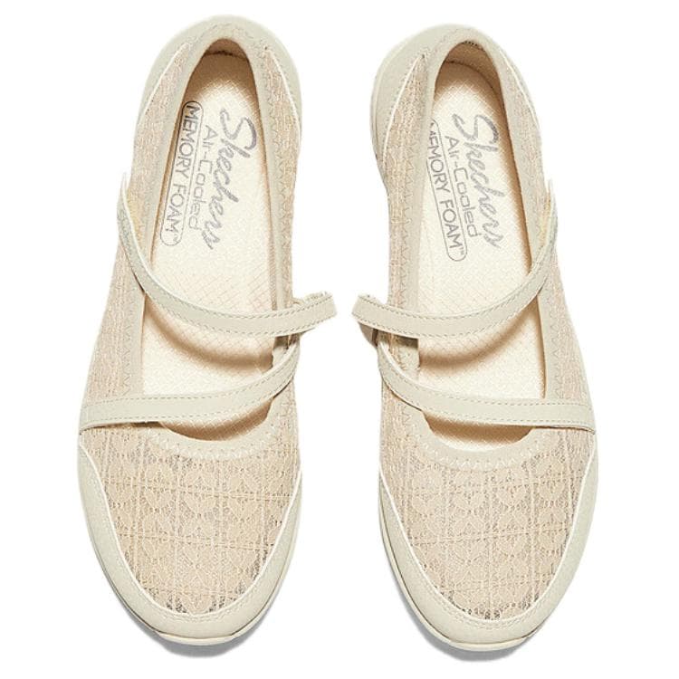 Кроссовки Skechers BE Прохладный Дышащий Low Топ Повседневная обувь Женские Бежевый - изображение 5