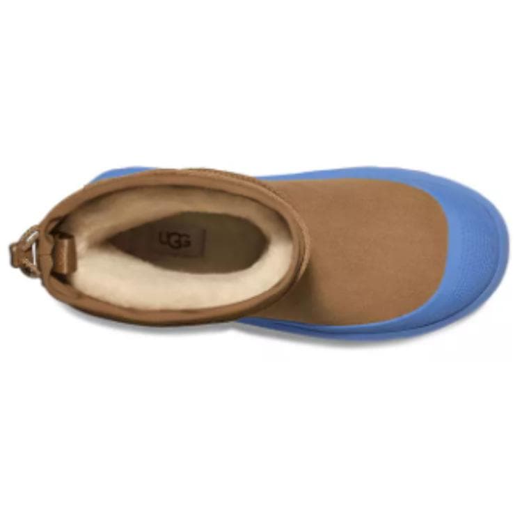 Ботинки зимние UGG CLASSIC SHORT Искусственная замша Водонепроницаемый Удобный Средний Снегокат Мужской Каштановый - изображение 4