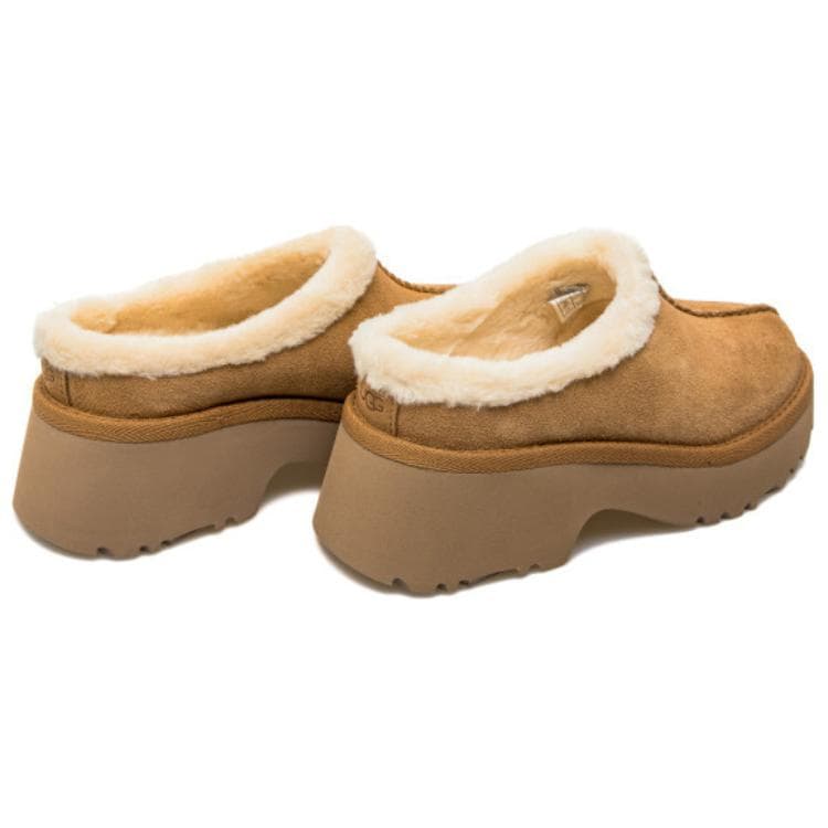 Сандалии UGG Модный Удобный Минималистский Универсальный С флисовой подкладкой Домашние тапочки Женские Желтые - изображение 6