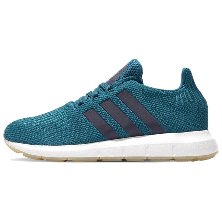 Кроссовки Adidas Originals Swift Run Устойчивая к истиранию Низкая Повседневная Обувь Женская Зеленая - изображение 1