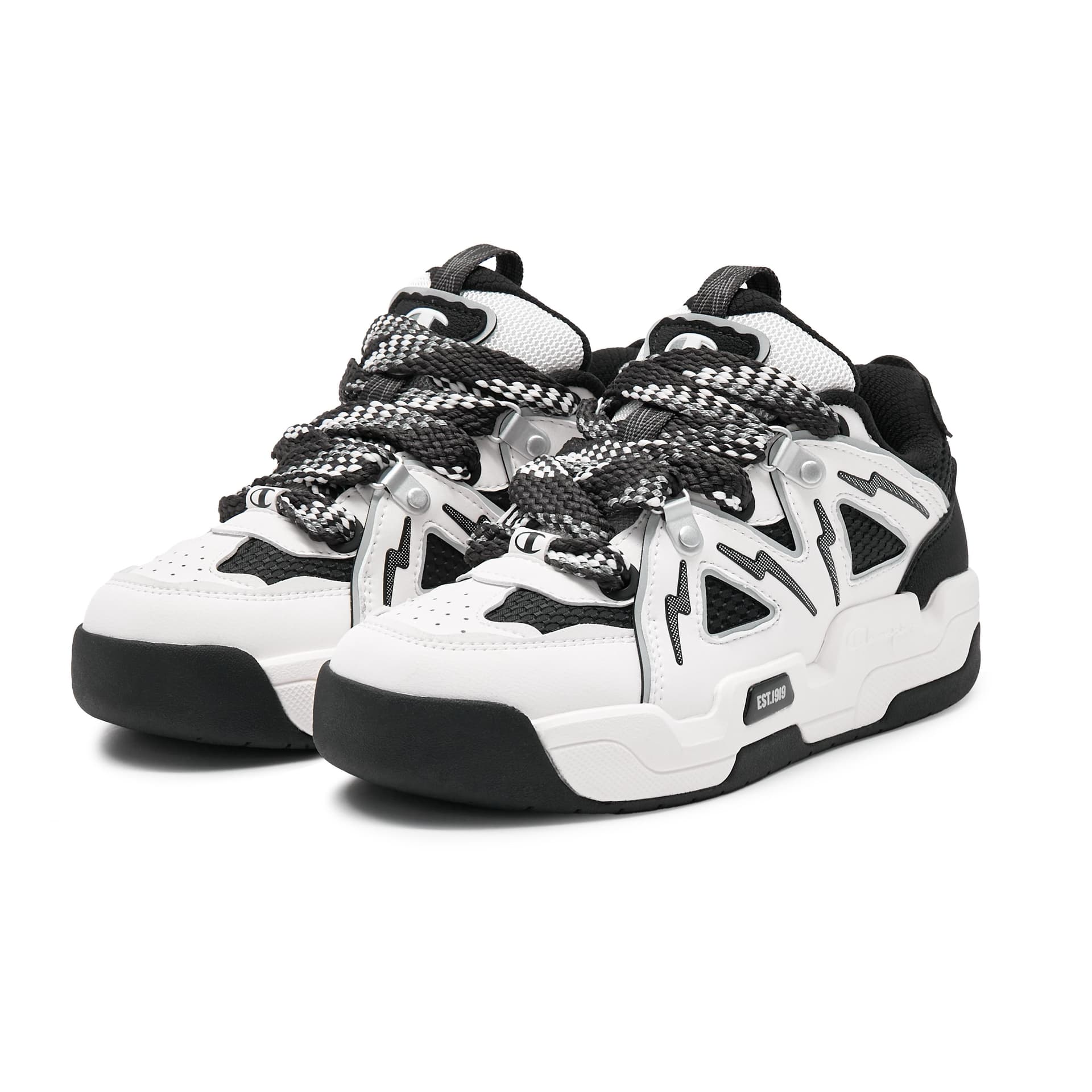 Кроссовки Champion Essentials Low Top Sneakers Women's Black White - изображение 3