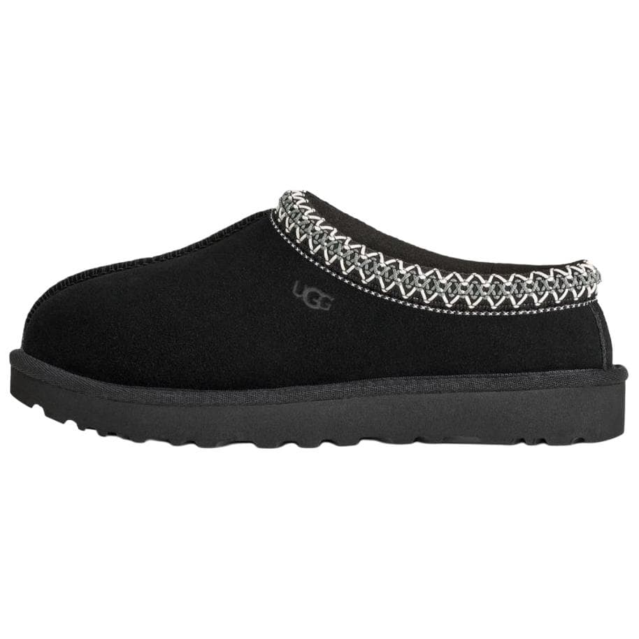 Сандалии UGG Tasman II Универсальные Флисовые Подкладочные Мюли ЭВА Устойчивые к Износу Домашние Тапочки Женские Черные - изображение 1