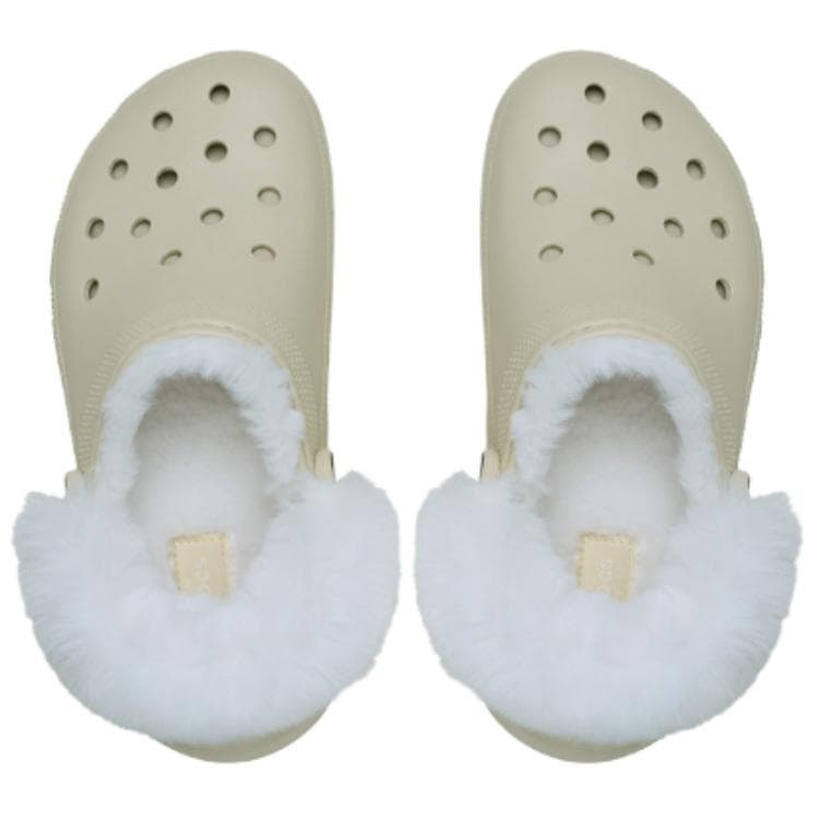 Сабо Crocs Классический Облако Сабо Резиновые Женские Костяной Белый - изображение 3