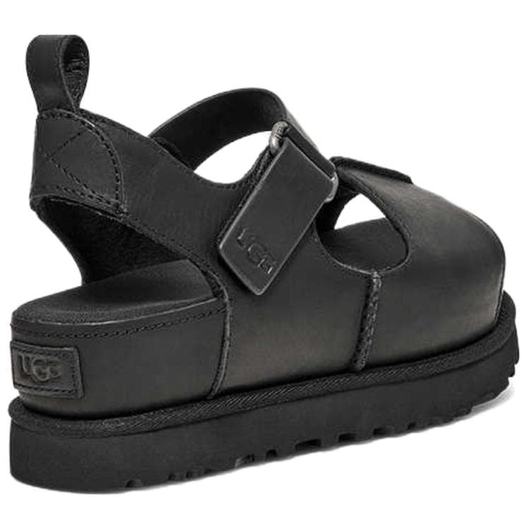 Шлёпанцы UGG Goldenstar Hi one Шнурованные Сандалии Женские Черные - изображение 3
