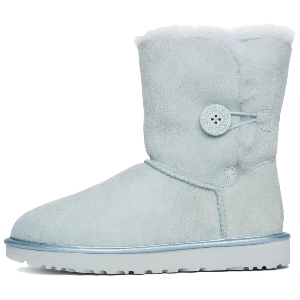 Ботинки зимние UGG Bailey Button Снекерки Унисекс Зеленые - изображение 1