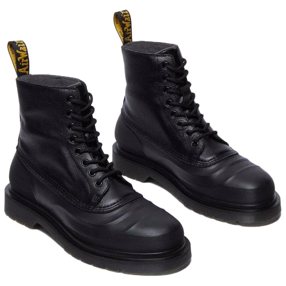 Ботинки Dr.Martens 1460 Кожаные Короткие Армейские Ботинки Унисекс Черные - изображение 3