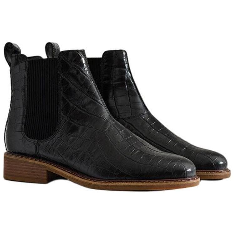 Ботинки челси Clarks Коровья кожа Челси Женские Черный - изображение 3