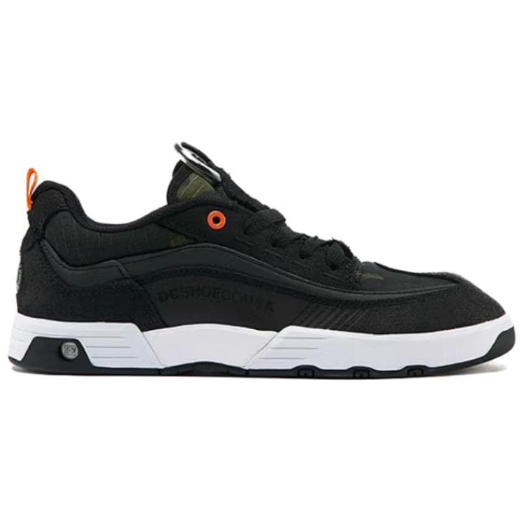 Кроссовки DCSHOES DC LEGACY SLIM Спилок коровьей кожи Круглый носок на платформе Спорт Лоу-топы Повседневная обувь для скейтборда Мужской Черный - изображение 3
