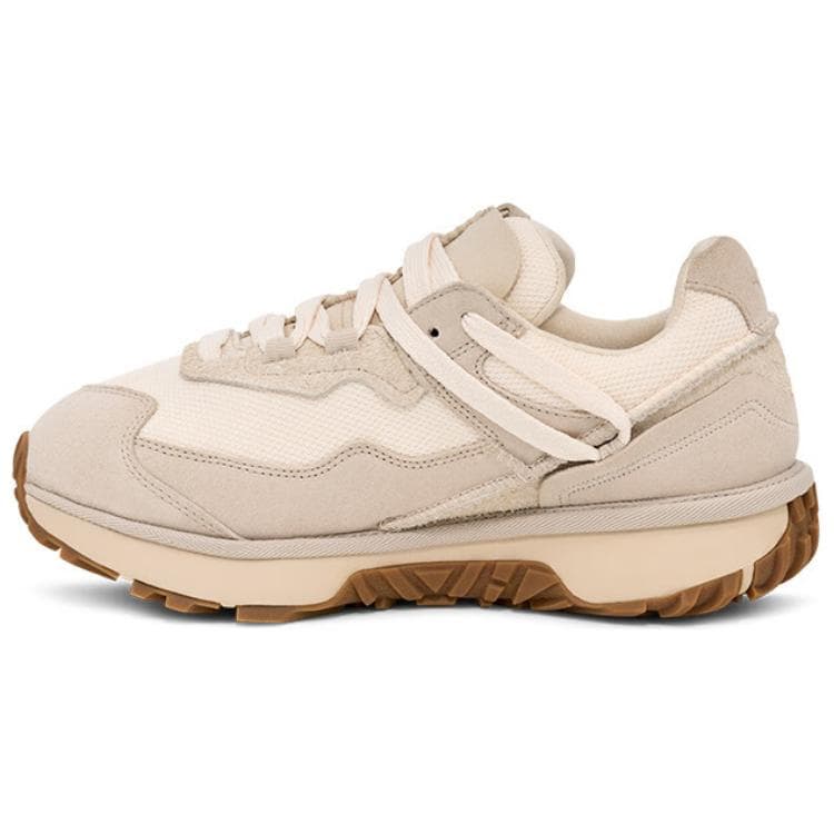 Кроссовки UGG RetroFi Корова Спилок Slip-Resistant Низкие Кроссовки с Толстой Подошвой Женские Бежевые - изображение 2