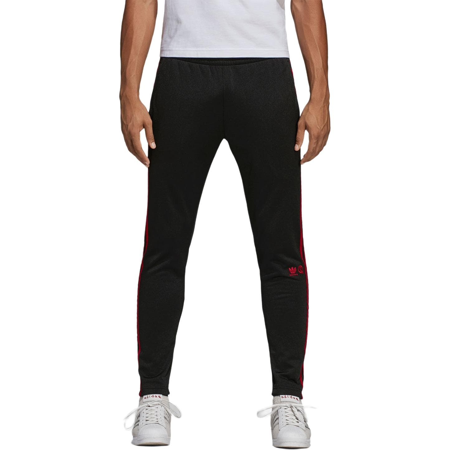 Штаны Adidas Originals Спортивные трикотажные брюки Мужские Черные - изображение 2