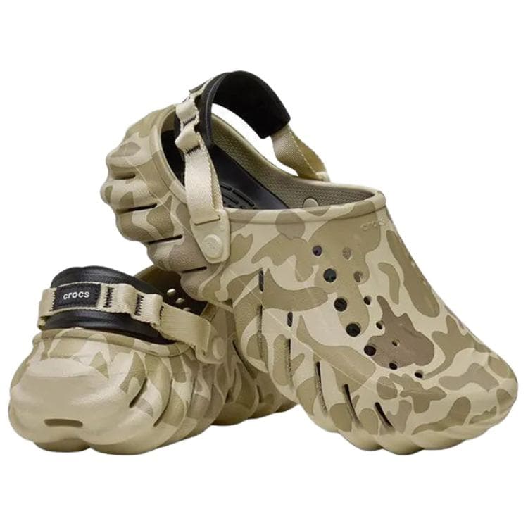 Сабо Crocs Echo Clog BOBO Утка HUNTING Сабо резиновые Унисекс Костяной белый - изображение 4