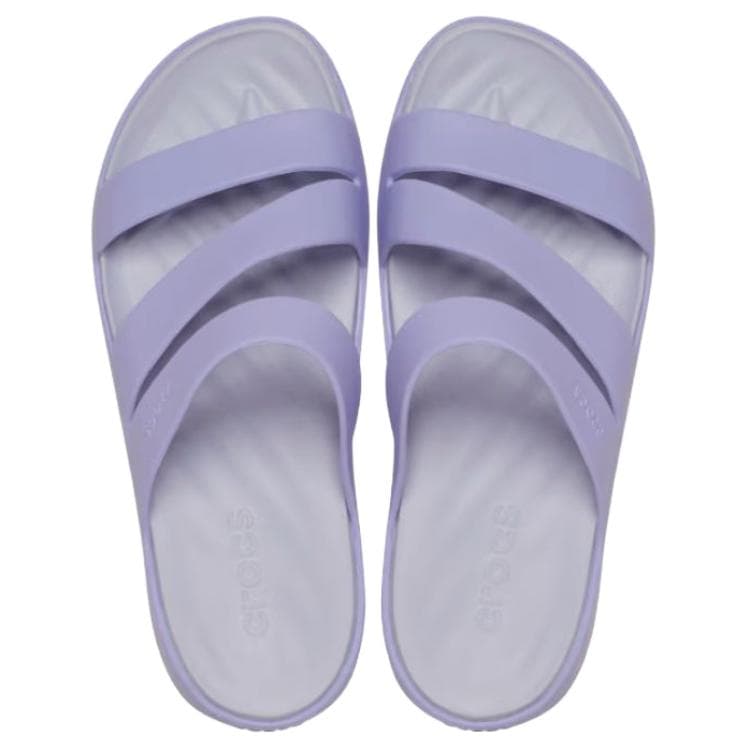 Сандалии CROCS Устойчивые к истиранию Шлепанцы Женские Фиолетовые - изображение 3