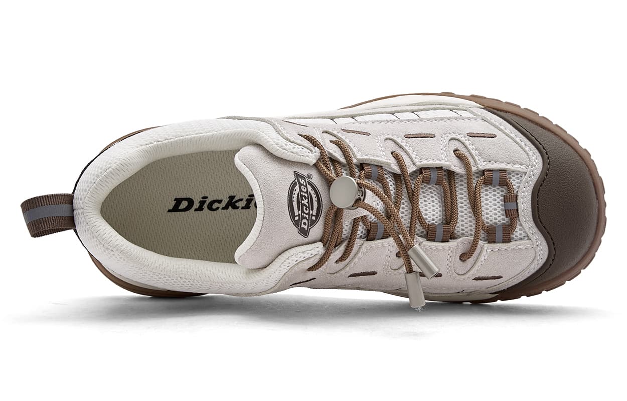Кроссовки Dickies Низкие кеды с толстой подошвой Женские Бежево-кофейного цвета - изображение 3