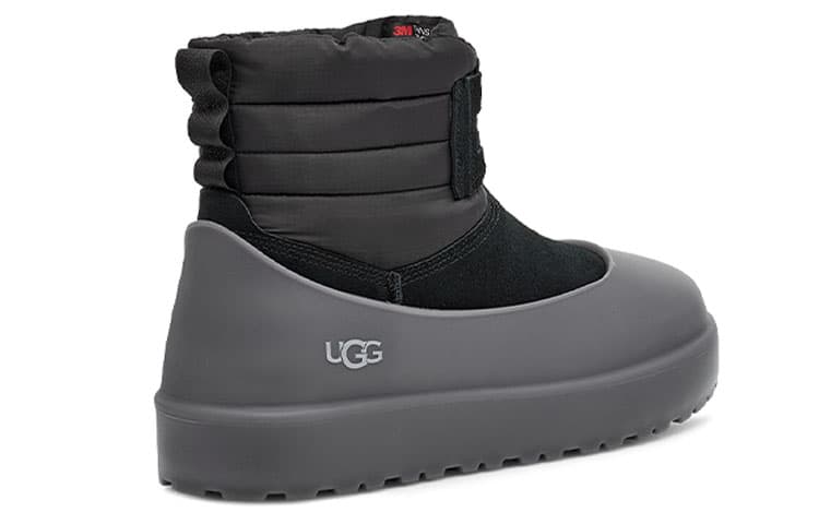 Ботинки зимние UGG Classic Mini Lace-Up Weather Black - изображение 4