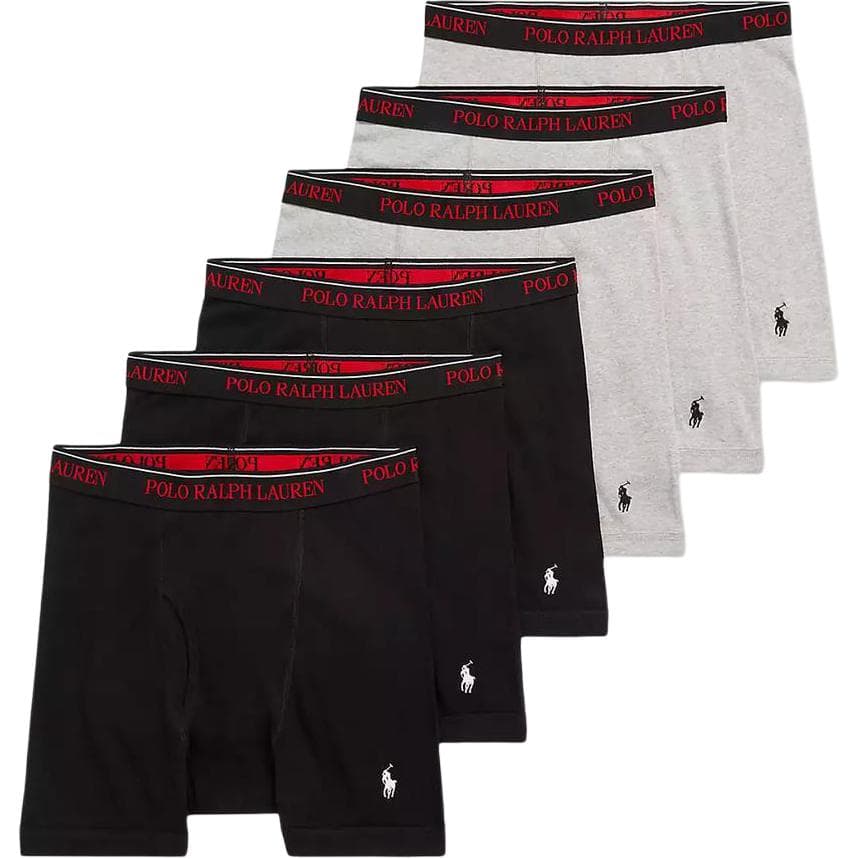 Трусы Polo Ralph Lauren Боксеры Классическая версия Мужские 6 пар - изображение 1