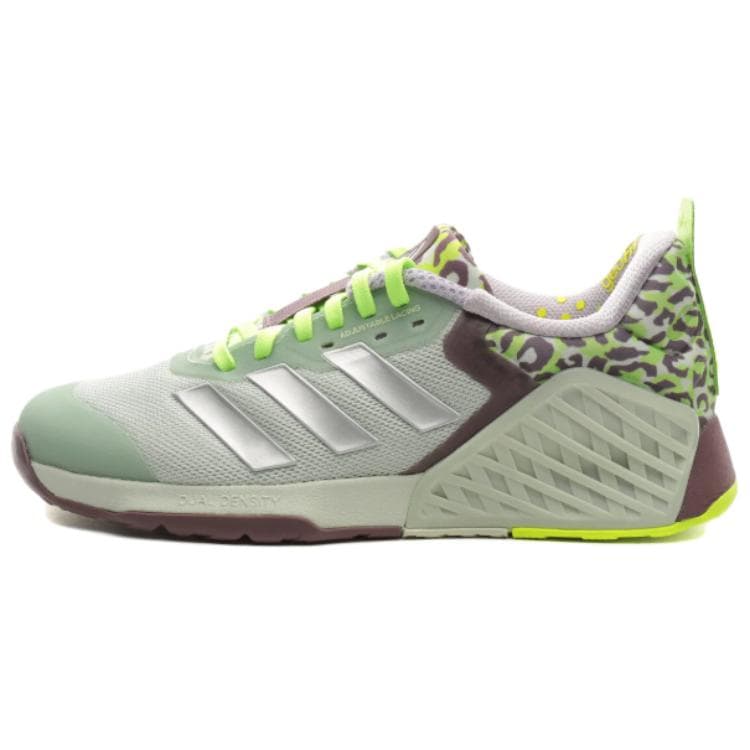 Кроссовки Adidas DROPSET 3 Противоскользящая Устойчивая к истиранию Низкий Топ Повседневная Обувь Женская Зеленая - изображение 1