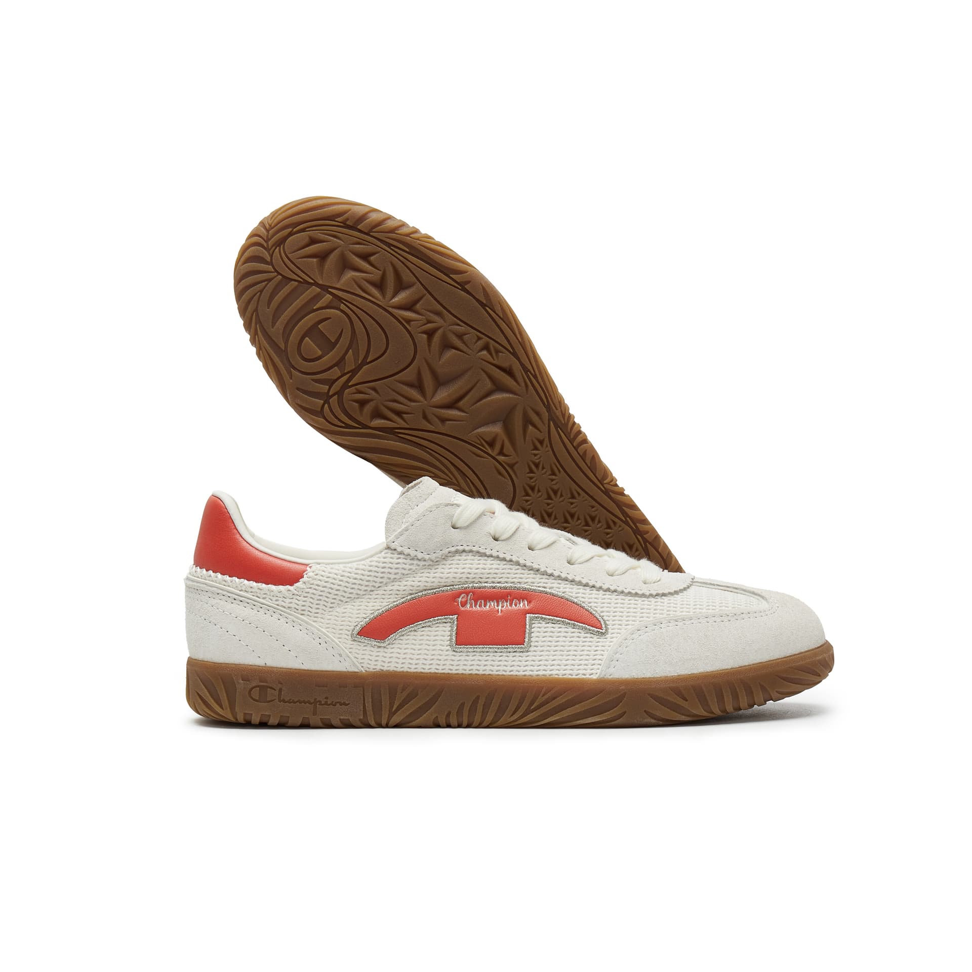 Кроссовки Champion T Head German Army Sneakers 2,0 Low-Top Скейтборд Обувь Женская Молочно-белый Старый Красный - изображение 4