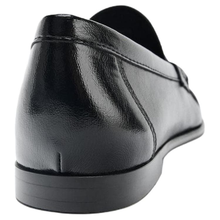Лоферы ZARA ПУ (полиуретан) Лоферы 2,5 см Женские Черные - изображение 5