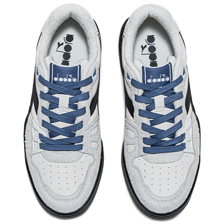 Кроссовки Diadora Устойчивая к истиранию низкая повседневная обувь унисекс белая черная - изображение 3