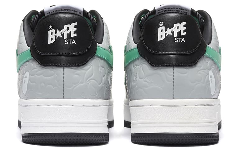 Кроссовки A BATHING APE STA Green Black Grey - изображение 3