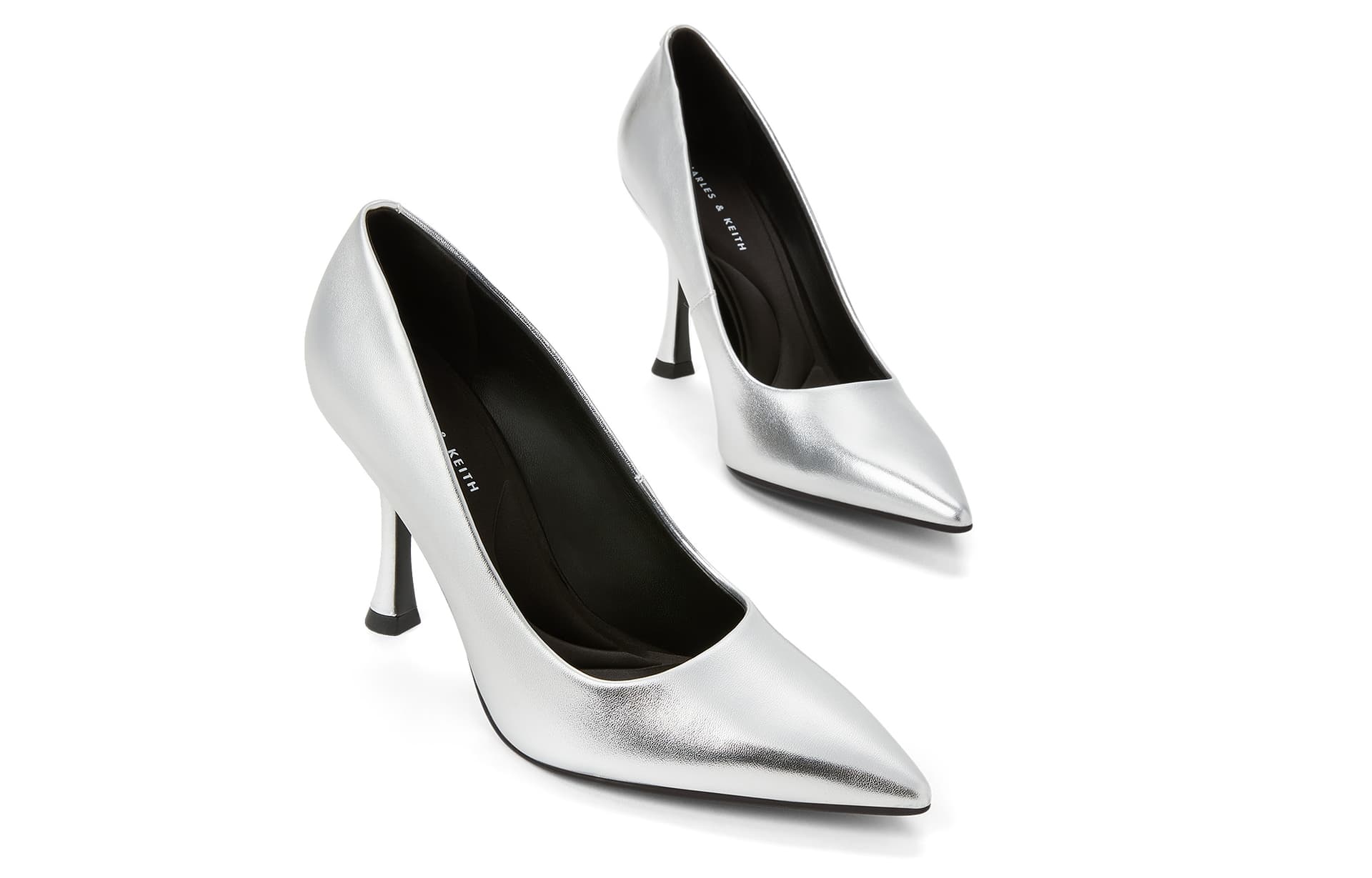 Тапочки CHARLESKEITH ck PU 9.3cm CreamSilver - изображение 3