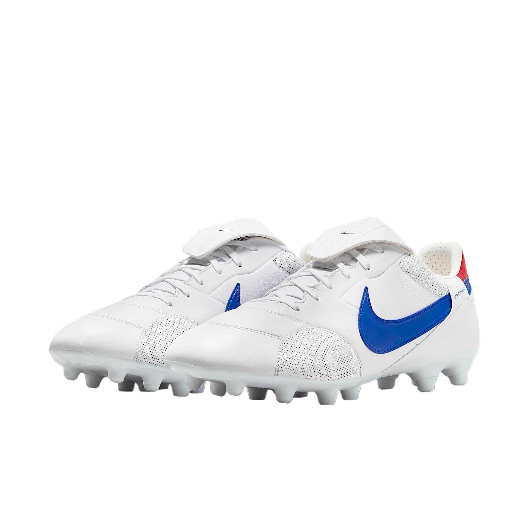 Кроссовки для футбола Nike Premier 3 AG Artificial Grass Natural Grass Футбольные бутсы Мужские Белые - изображение 2
