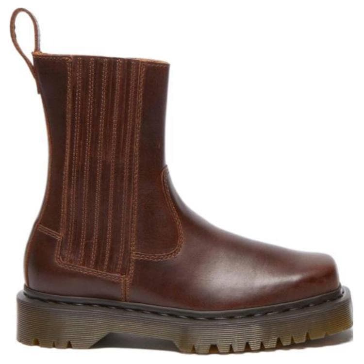 Сапоги Dr.Martens Женские ботильоны коричневого цвета - изображение 2