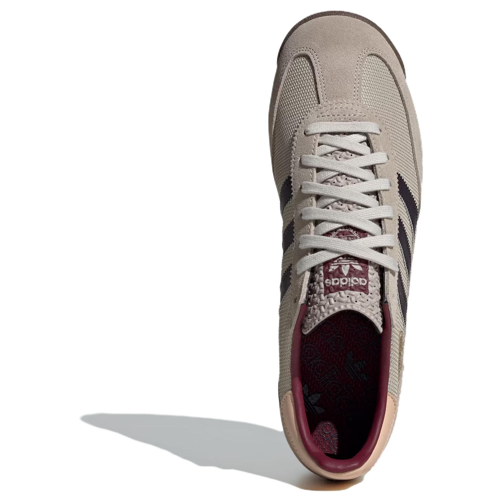 Кроссовки Adidas Originals SL 72 RS Комфортная Низкая Повседневная Обувь Унисекс Коричневая - изображение 5