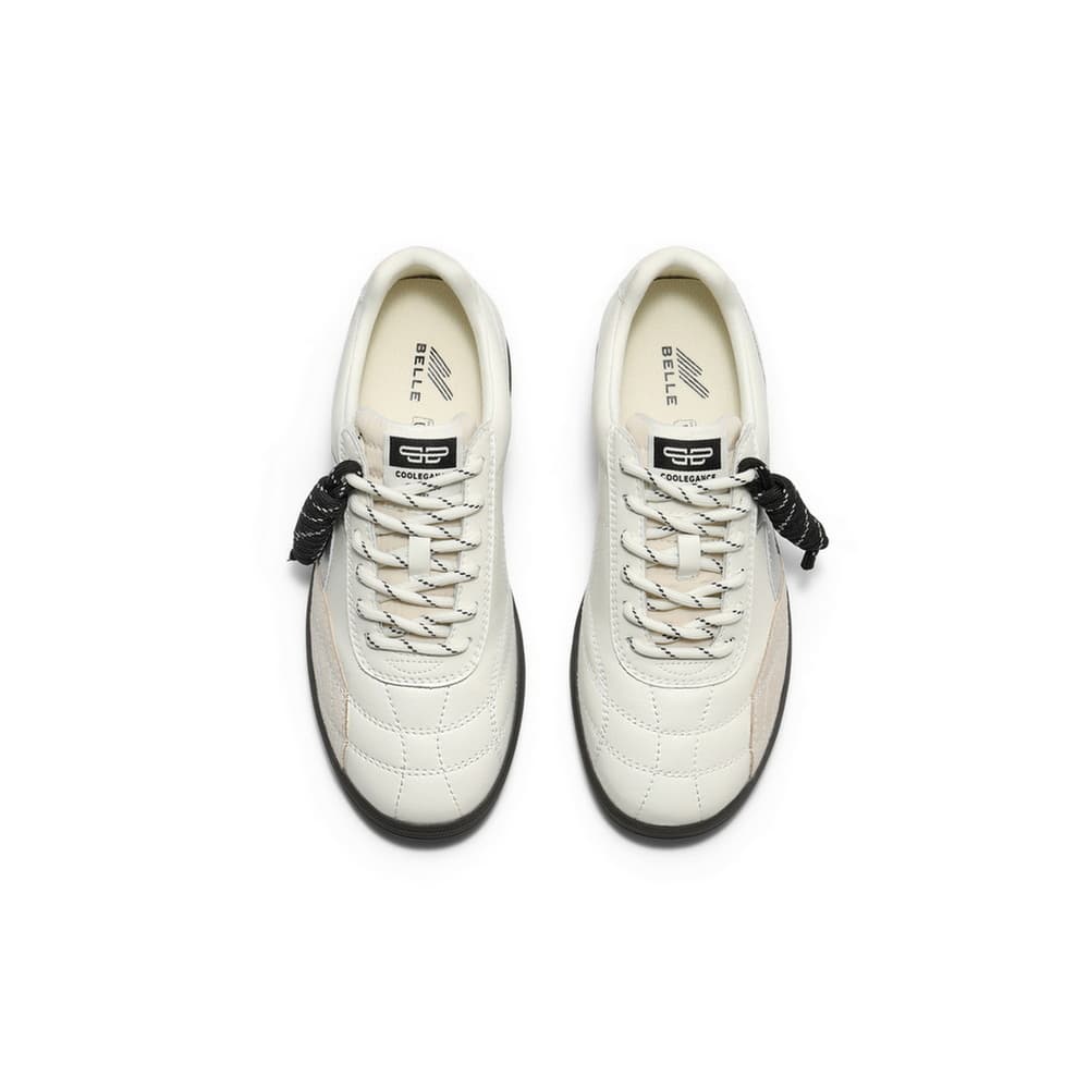 Кроссовки BELLE x Кроссовки женские низкие из спилка модные текстура элегантность удобные модные минималистичные деловой повседневный универсальные контрастные цвета индивидуальные на открытом воздухе - изображение 8