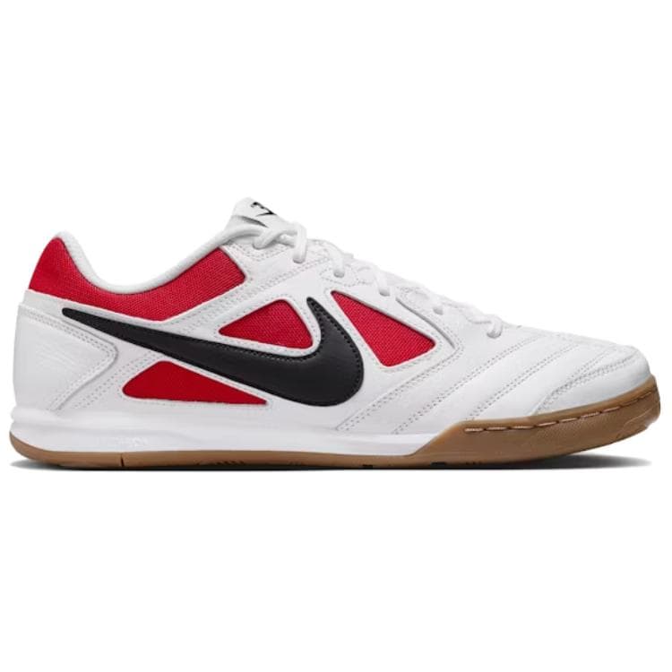Кроссовки Nike Gato Кожа Удобная Низкий Верх Повседневная Обувь Мужская Белая Красная - изображение 2